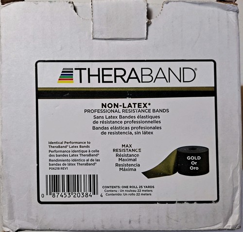 Gold non latex theraband - gold,